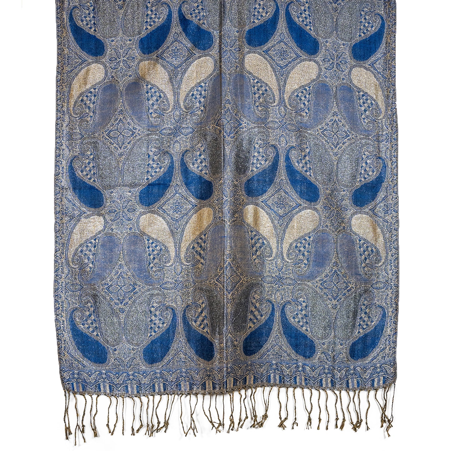 Metallic Drip Rave Pashmina