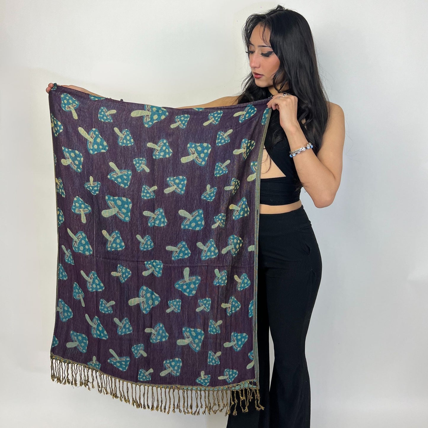 Mushroom Rave Pashmina