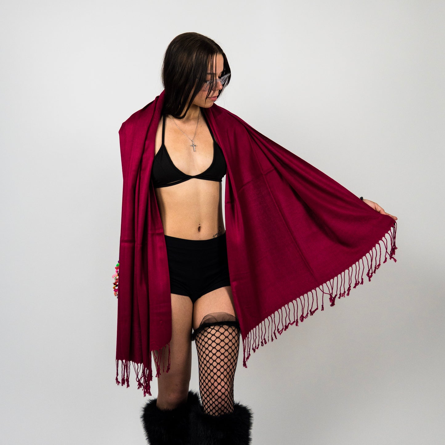 Classic Solid Rave Pashmina Scarf
