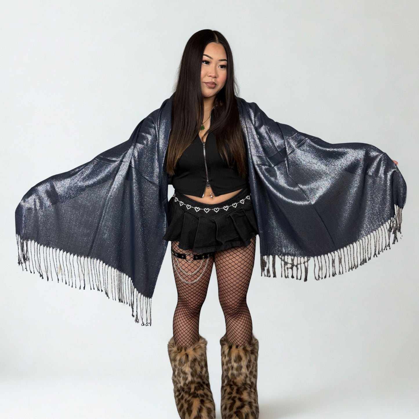 Sparkly Rave Pashmina Scarf