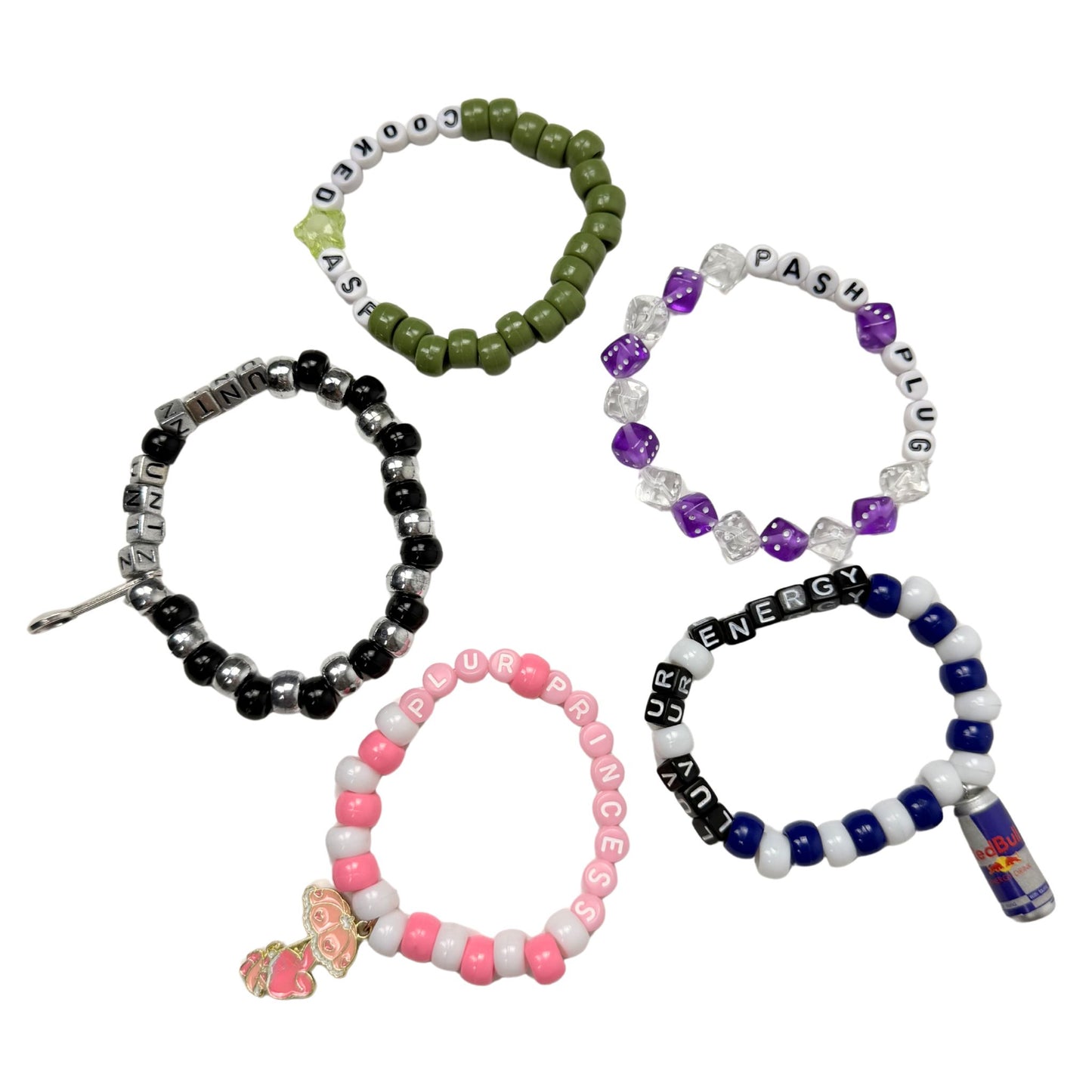 Pre-made Kandi Rave Bracelets
