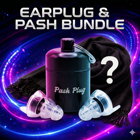 Earplug and Rave Pashmina Bundle
