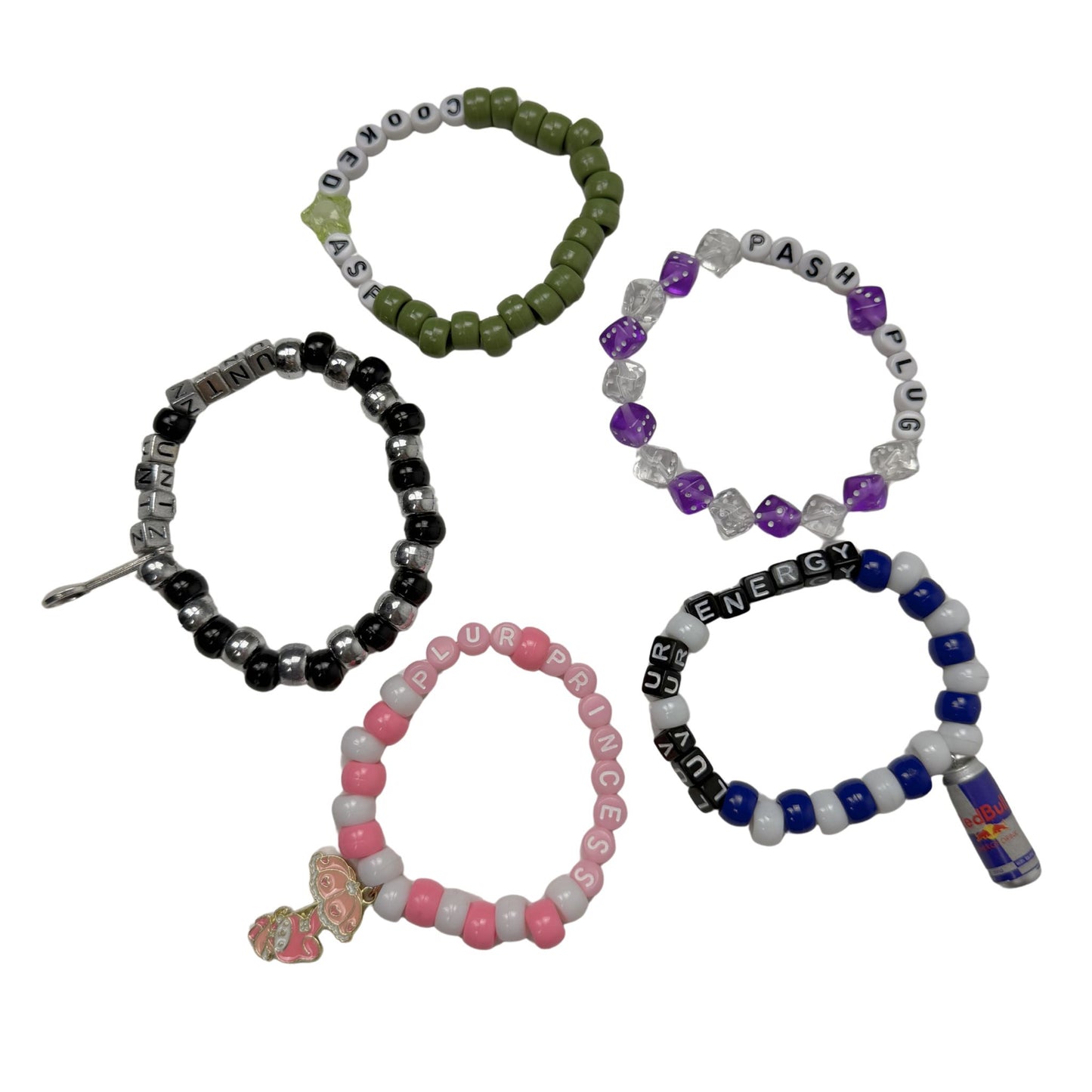Pre-made Kandi Rave Bracelets