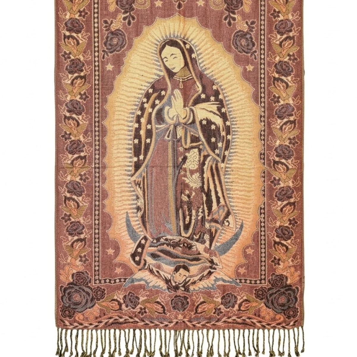 Lady of Guadalupe Rave Pashmina Scarf
