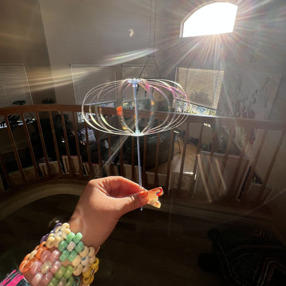 2-Pack Rave Bubble Wand Twirler Flow Art