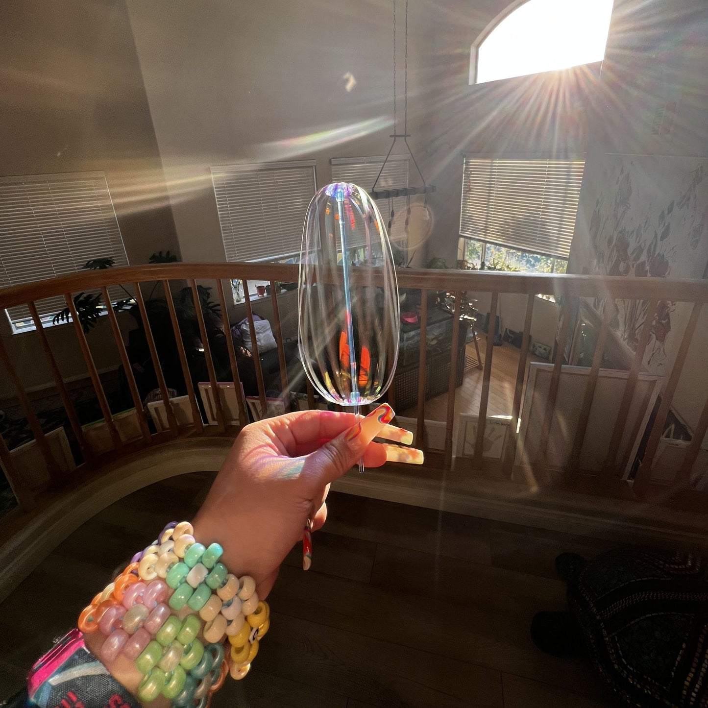 2-Pack Rave Bubble Wand Twirler Flow Art