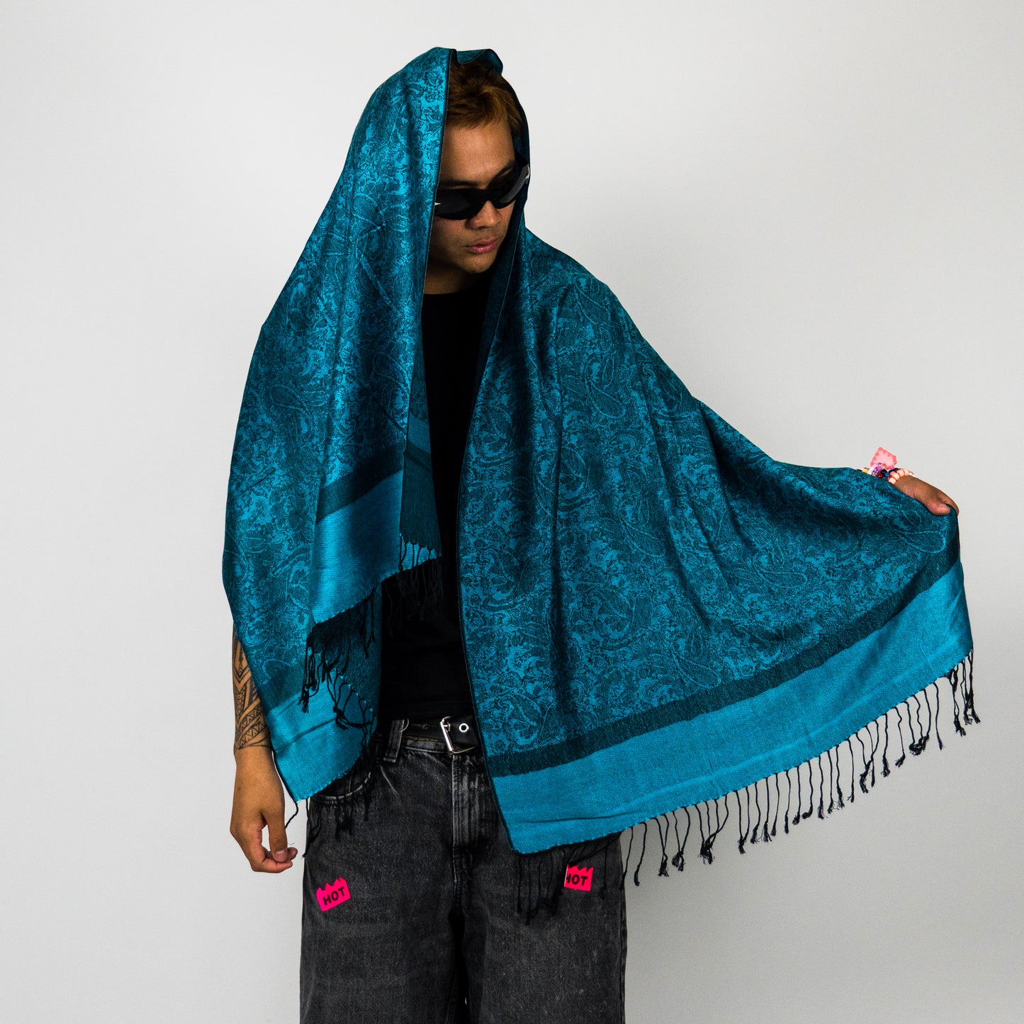 Cosmic Radiation Rave Pashmina Scarf