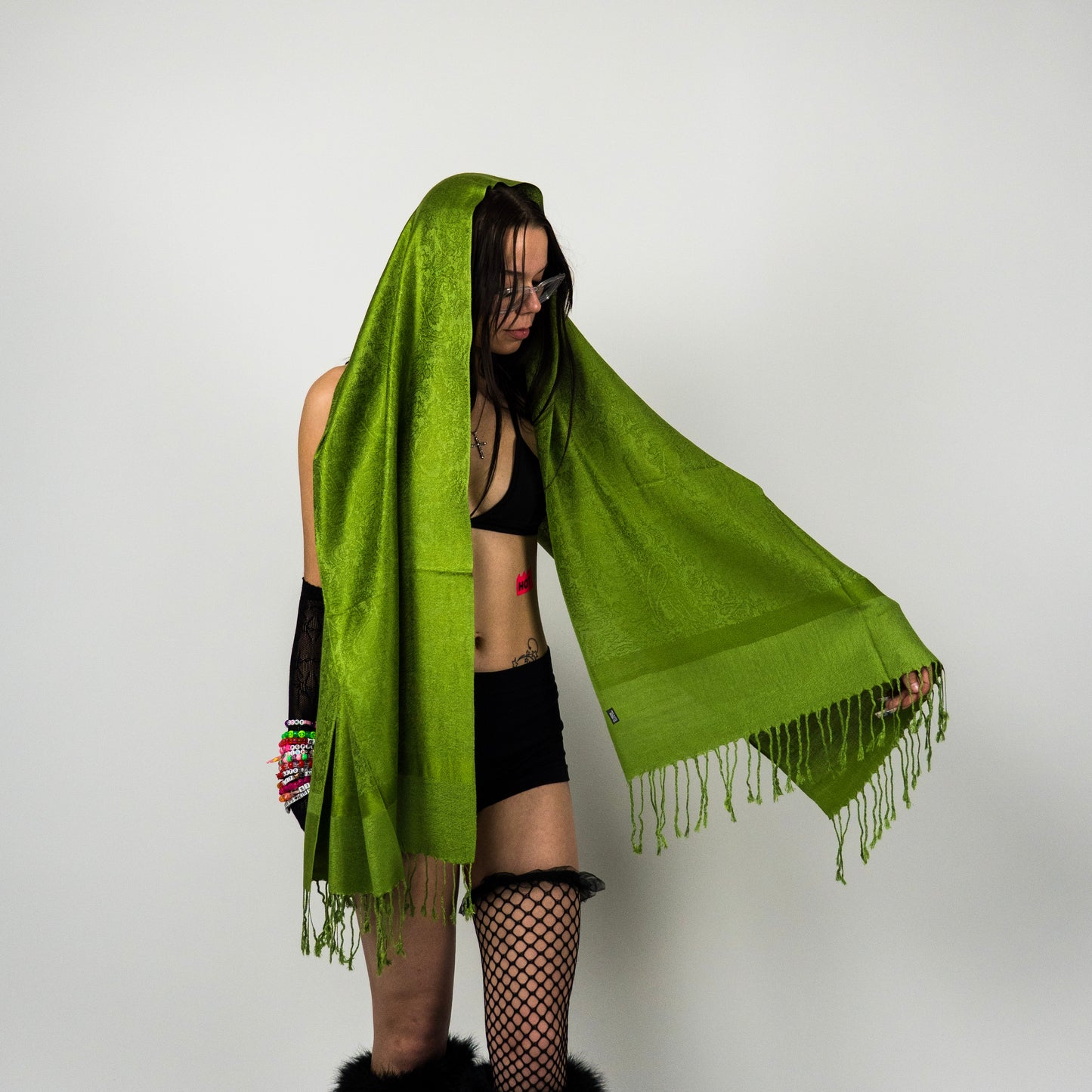 Cosmic Radiation Rave Pashmina Scarf