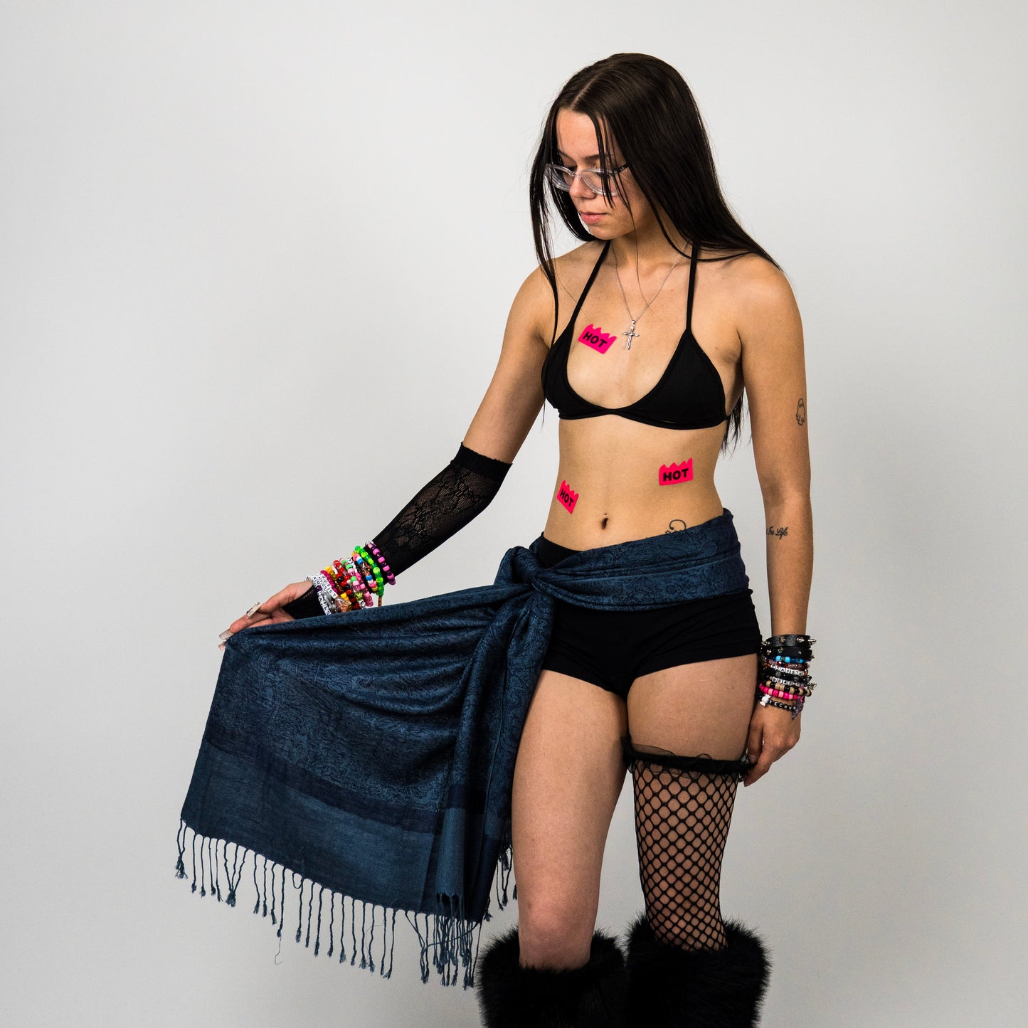 Cosmic Radiation Rave Pashmina Scarf