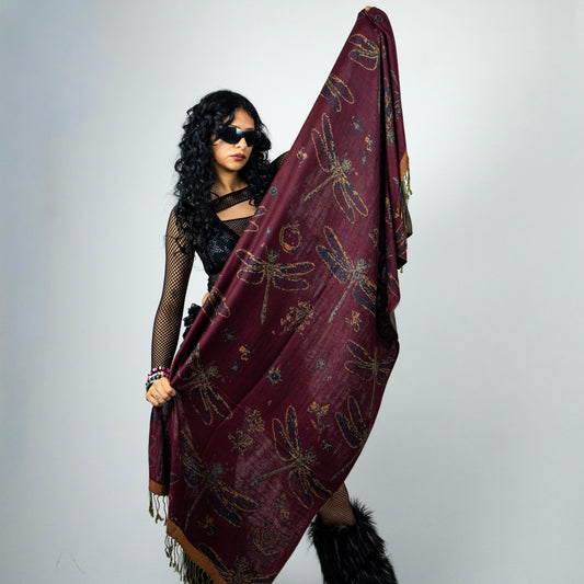 Dragonfly Rave Pashmina