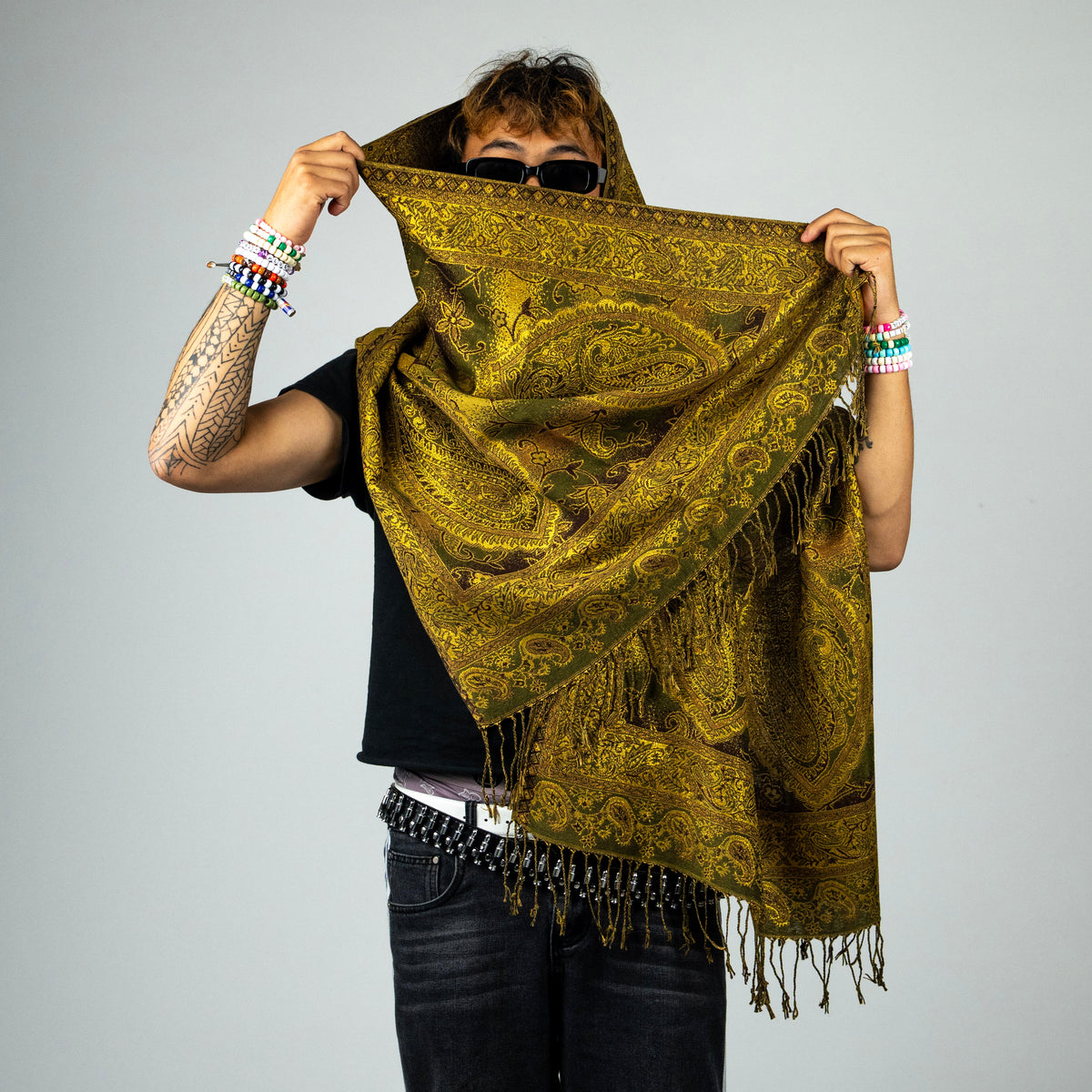 Electric Eden Rave Pashmina Scarf