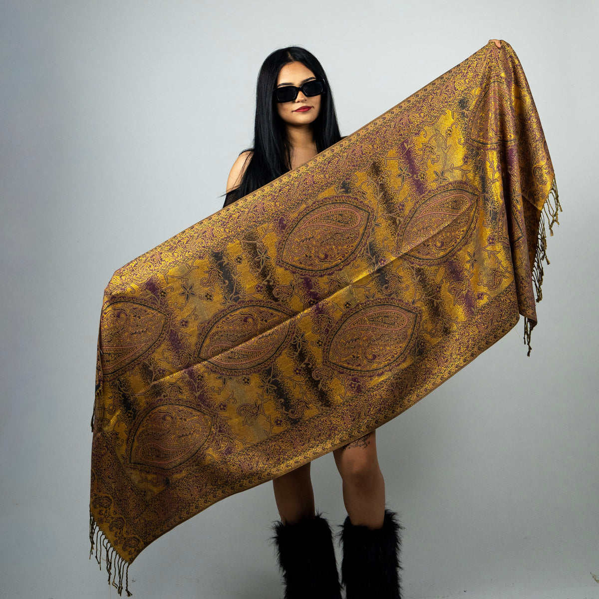 Electric Eden Rave Pashmina Scarf