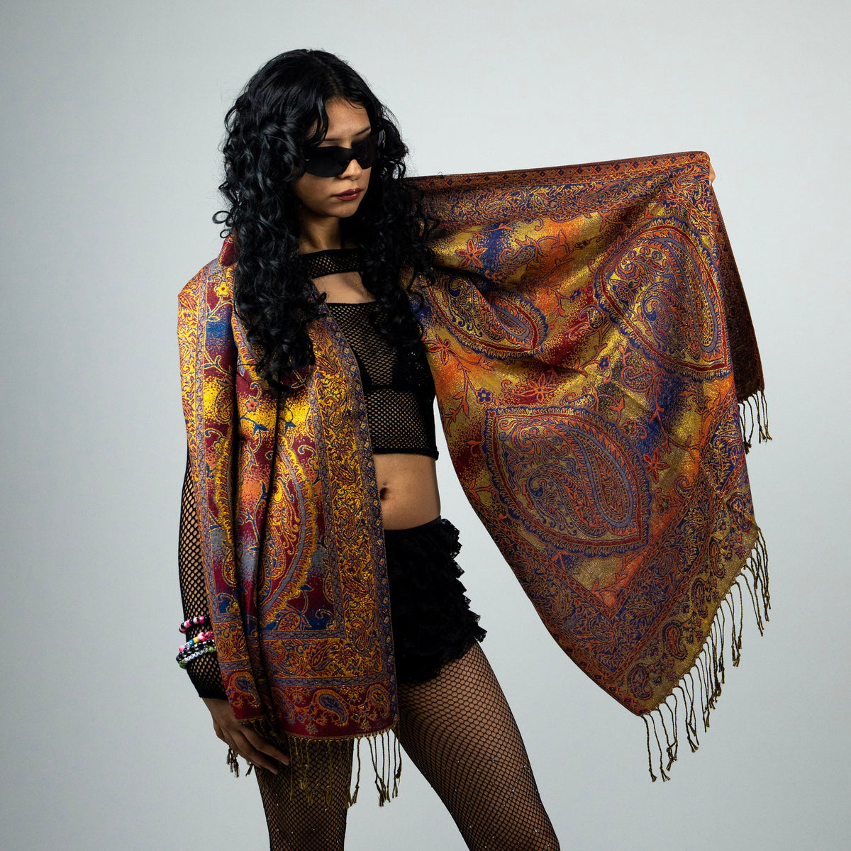 Electric Eden Rave Pashmina Scarf