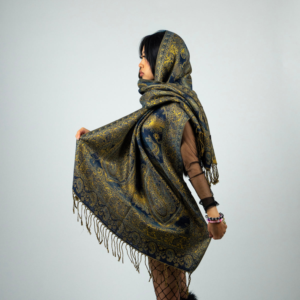 Electric Eden Rave Pashmina Scarf