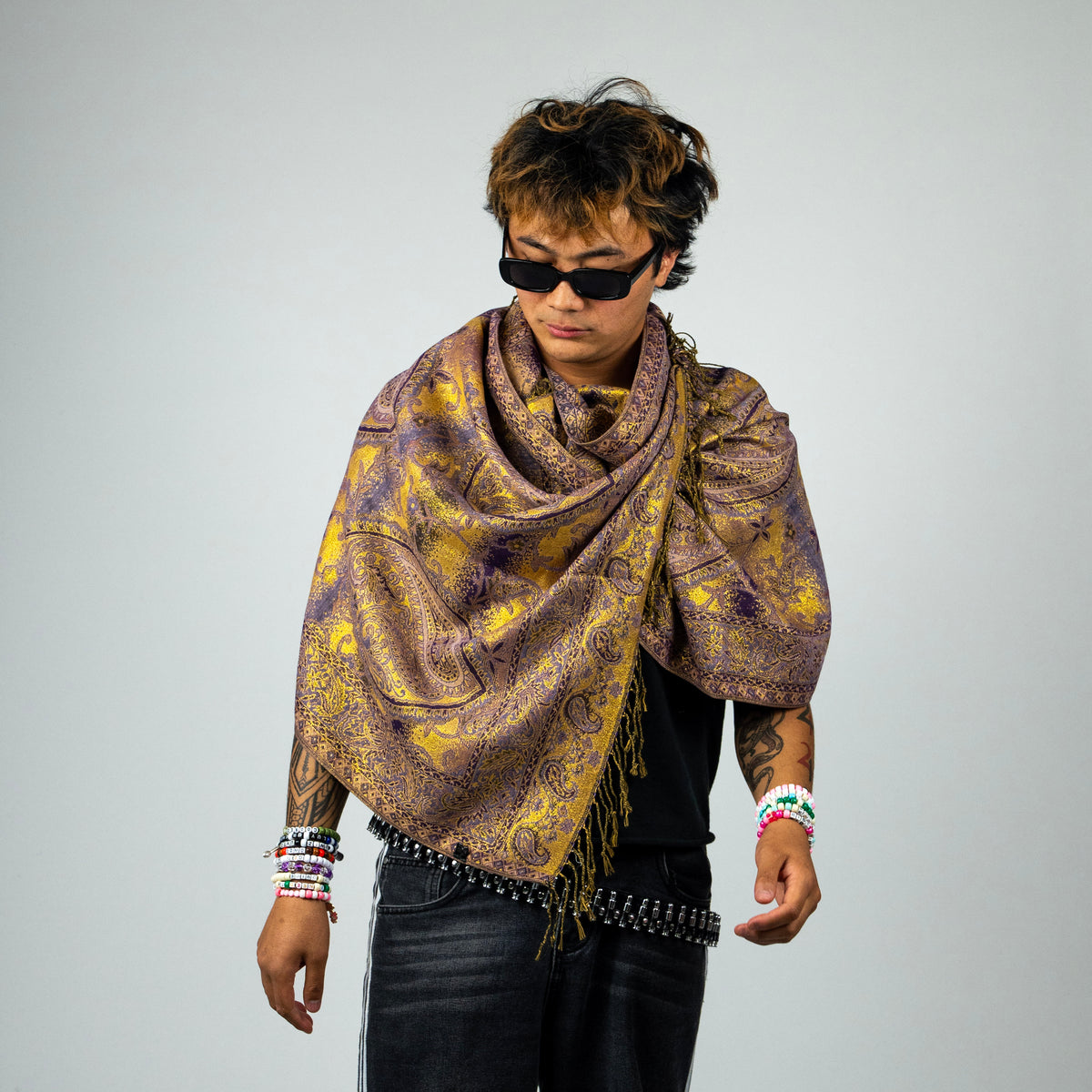 Electric Eden Rave Pashmina Scarf
