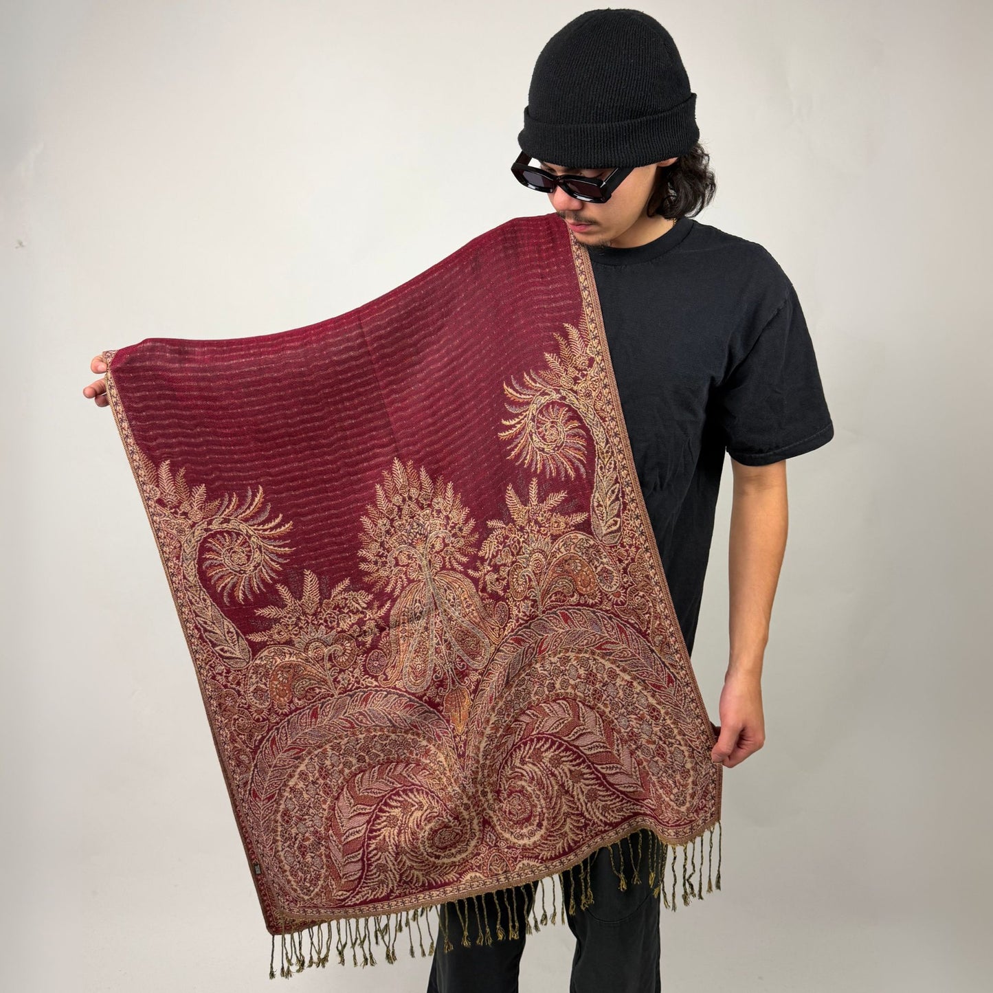 Golden Fern Rave Pashmina