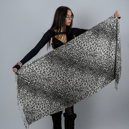 Leopard Rave Pashmina Scarf