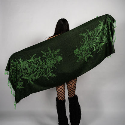 Marijuana Rave Pashmina