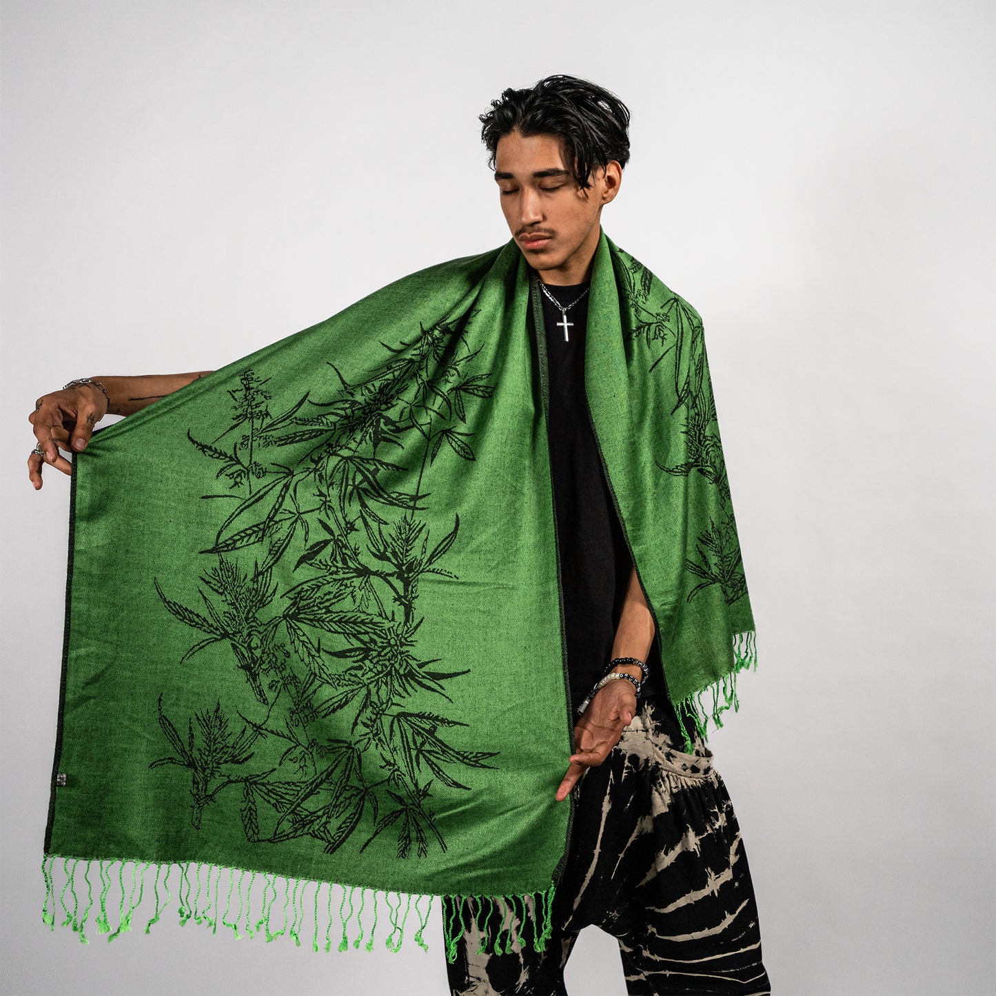 Marijuana Rave Pashmina