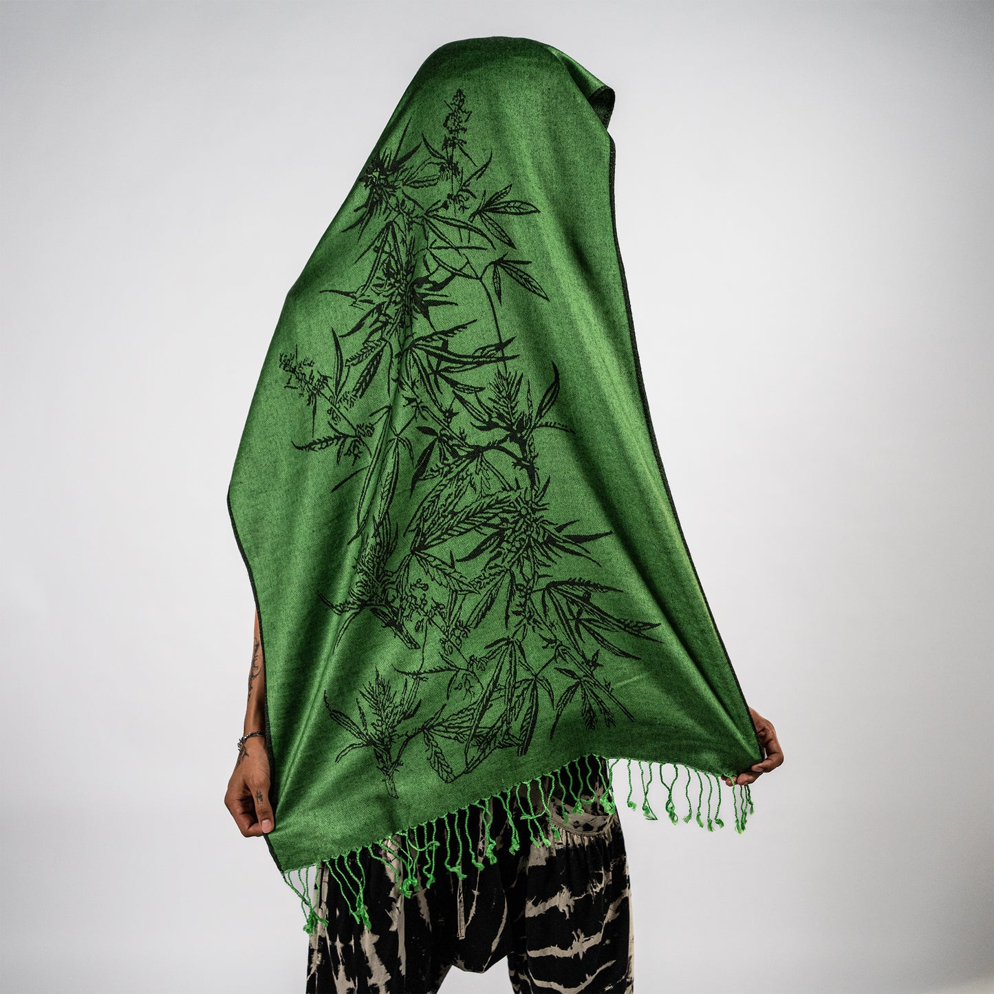 Marijuana Rave Pashmina