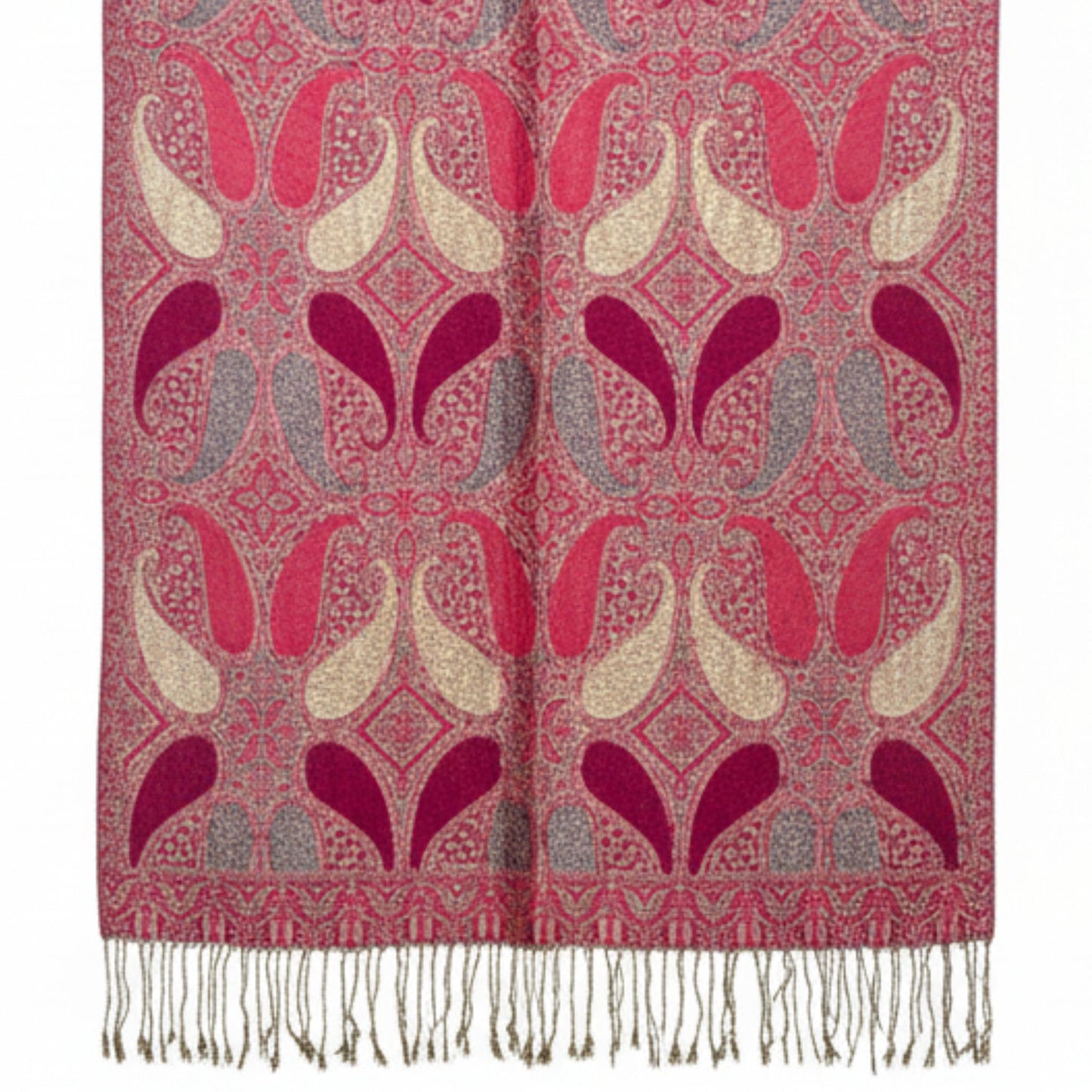 Metallic Drip Rave Pashmina