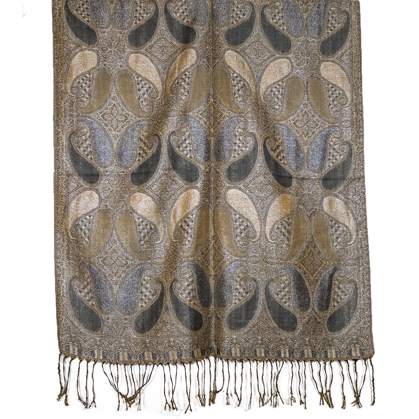 Metallic Drip Rave Pashmina