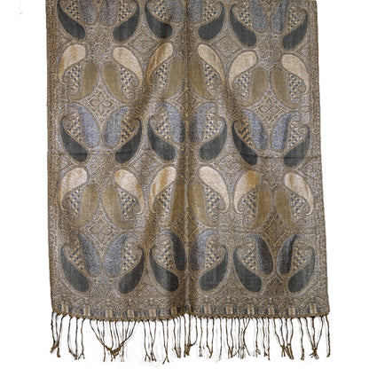 Metallic Drip Rave Pashmina