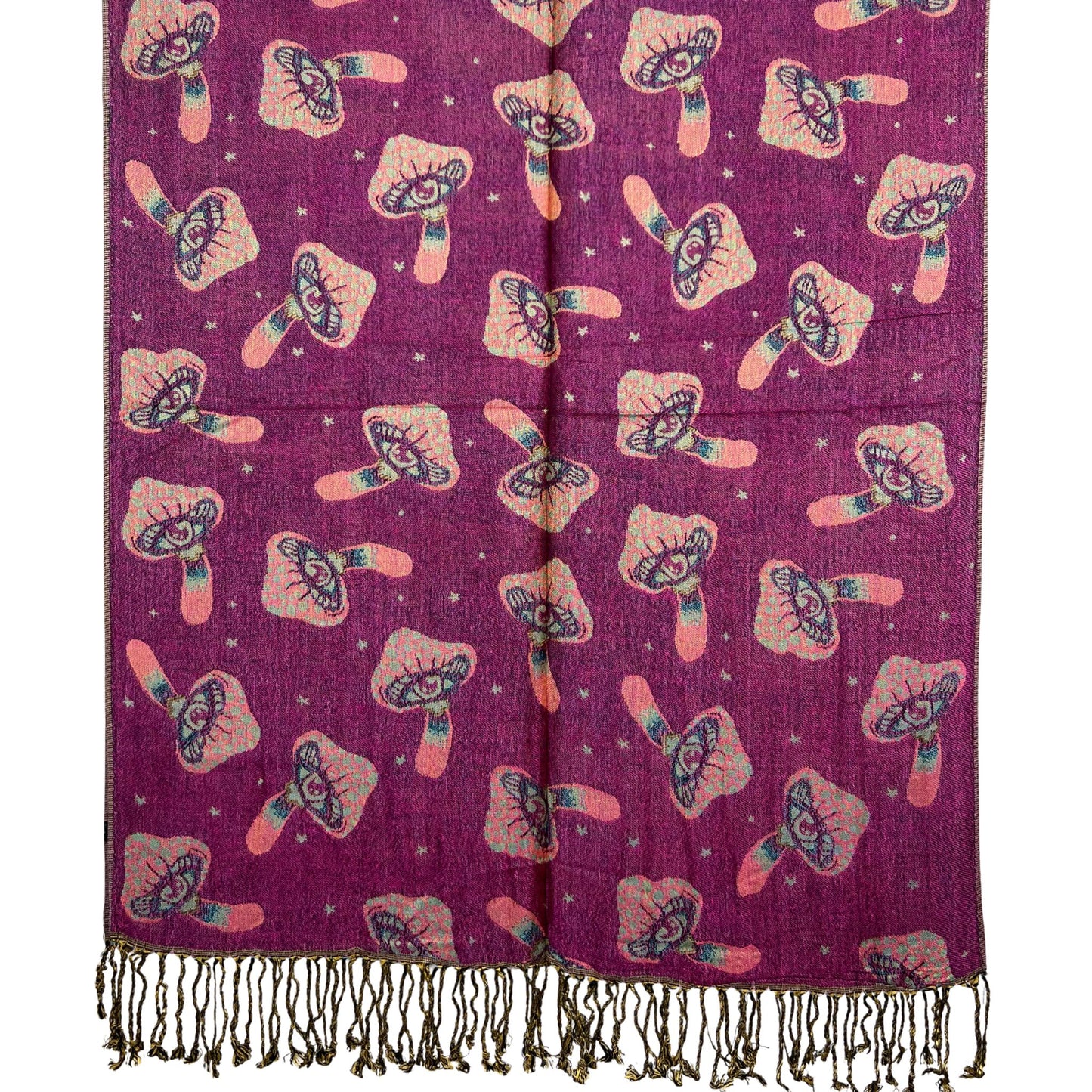 Third Eye Mushroom Rave Pashmina