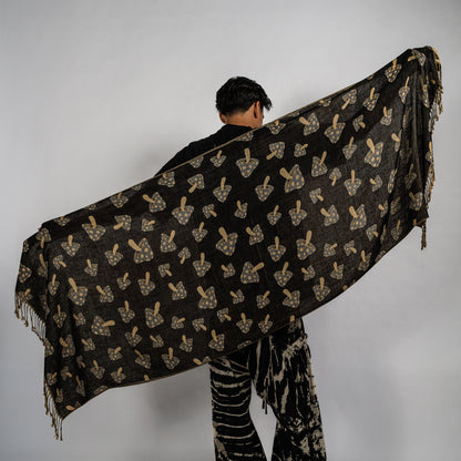 Mushroom Rave Pashmina