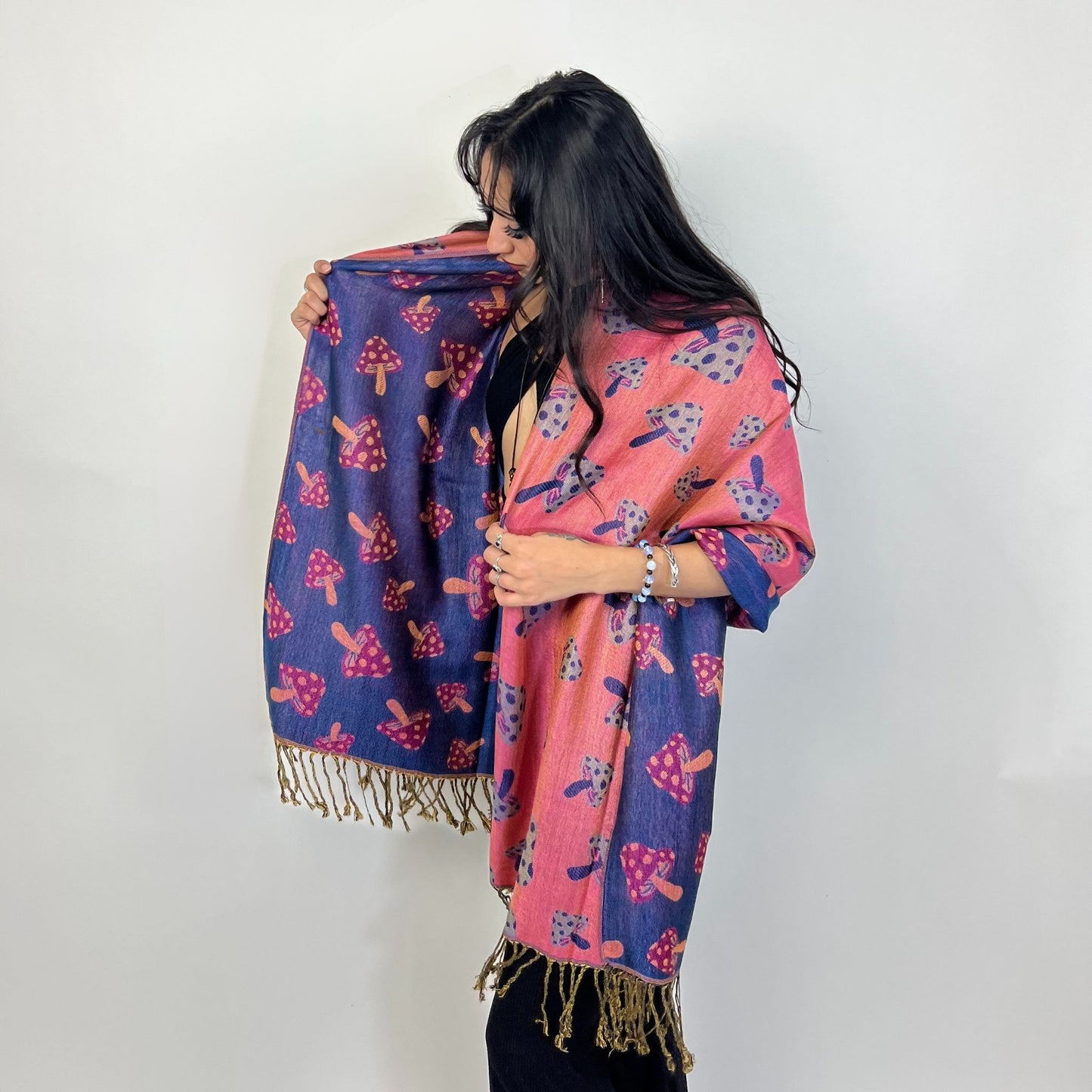 Mushroom Rave Pashmina