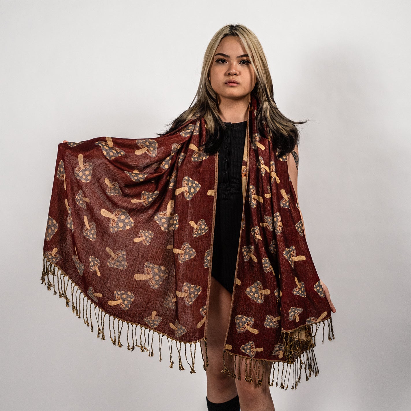 Mushroom Rave Pashmina