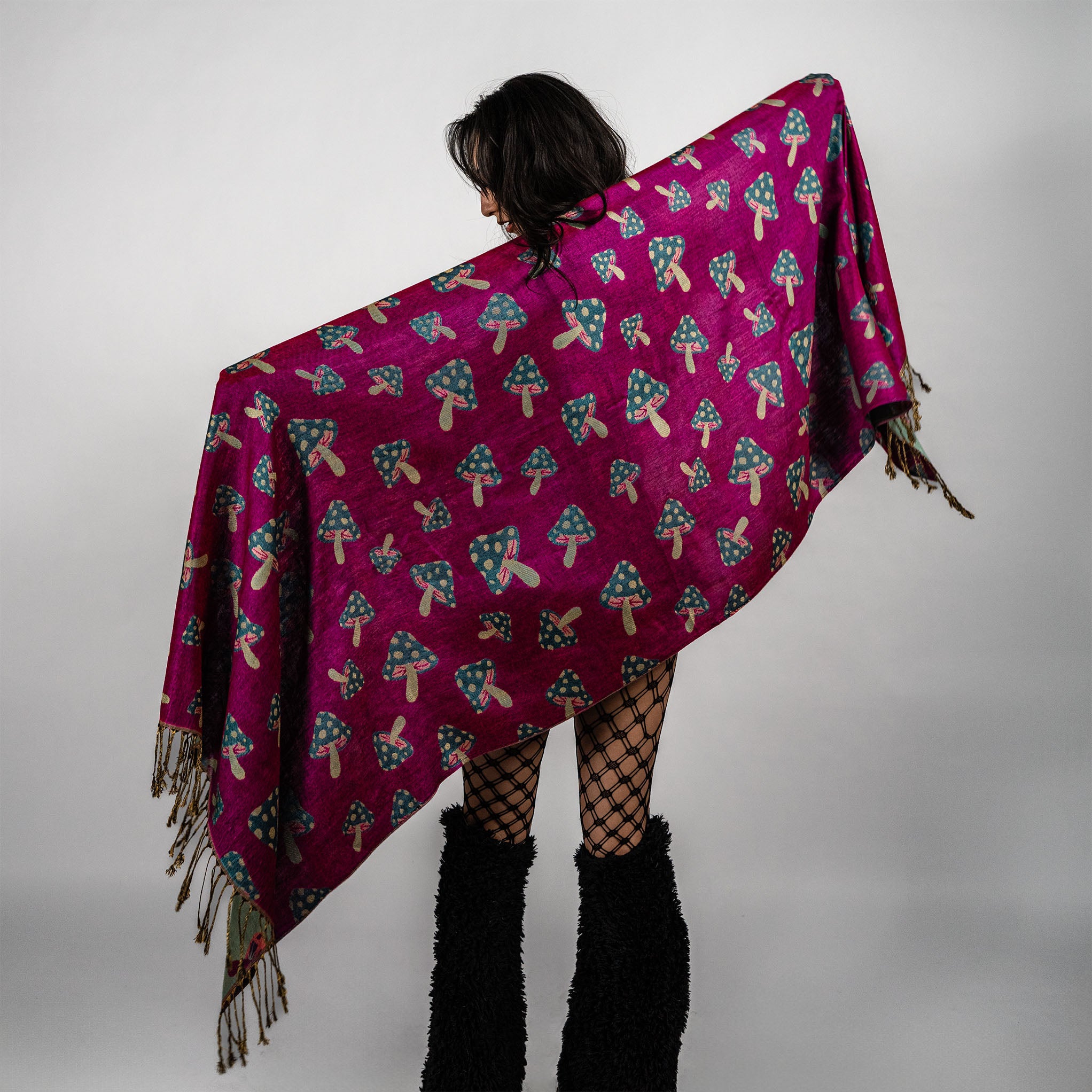 Mushroom Rave Pashmina