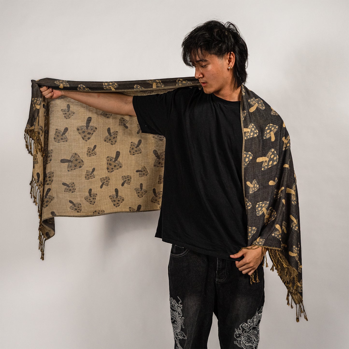 Mushroom Rave Pashmina