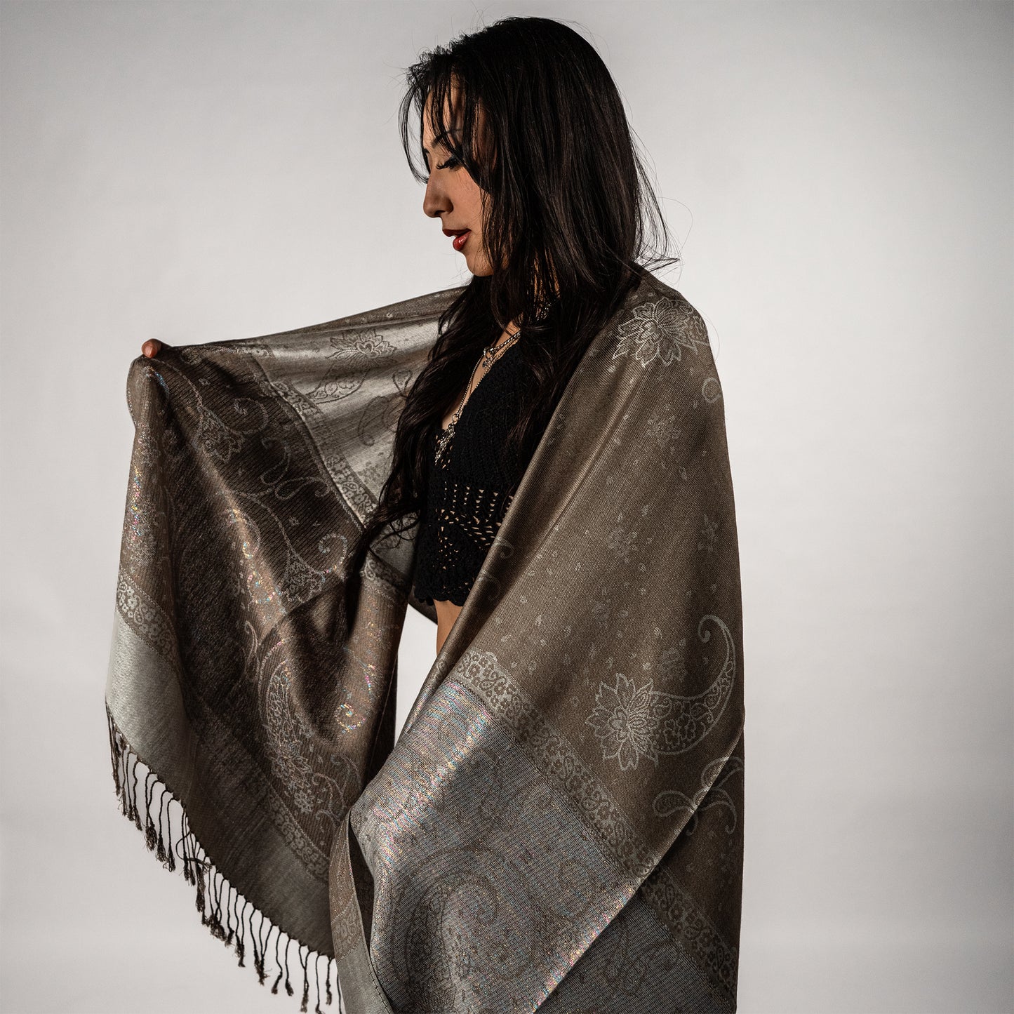 Mystic Paisley Rave Pashmina