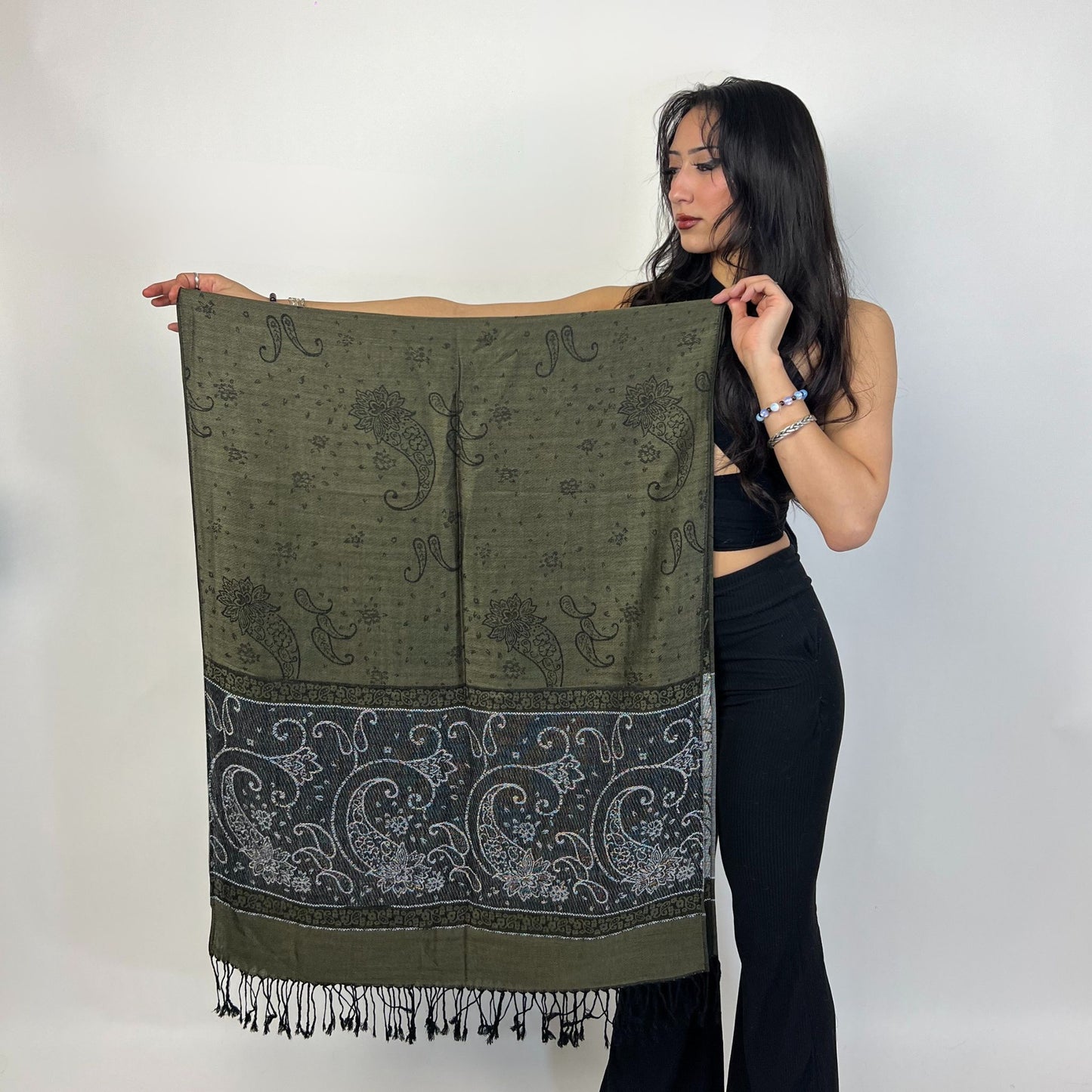 Mystic Paisley Rave Pashmina