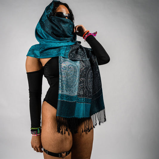 Mystic Paisley Rave Pashmina