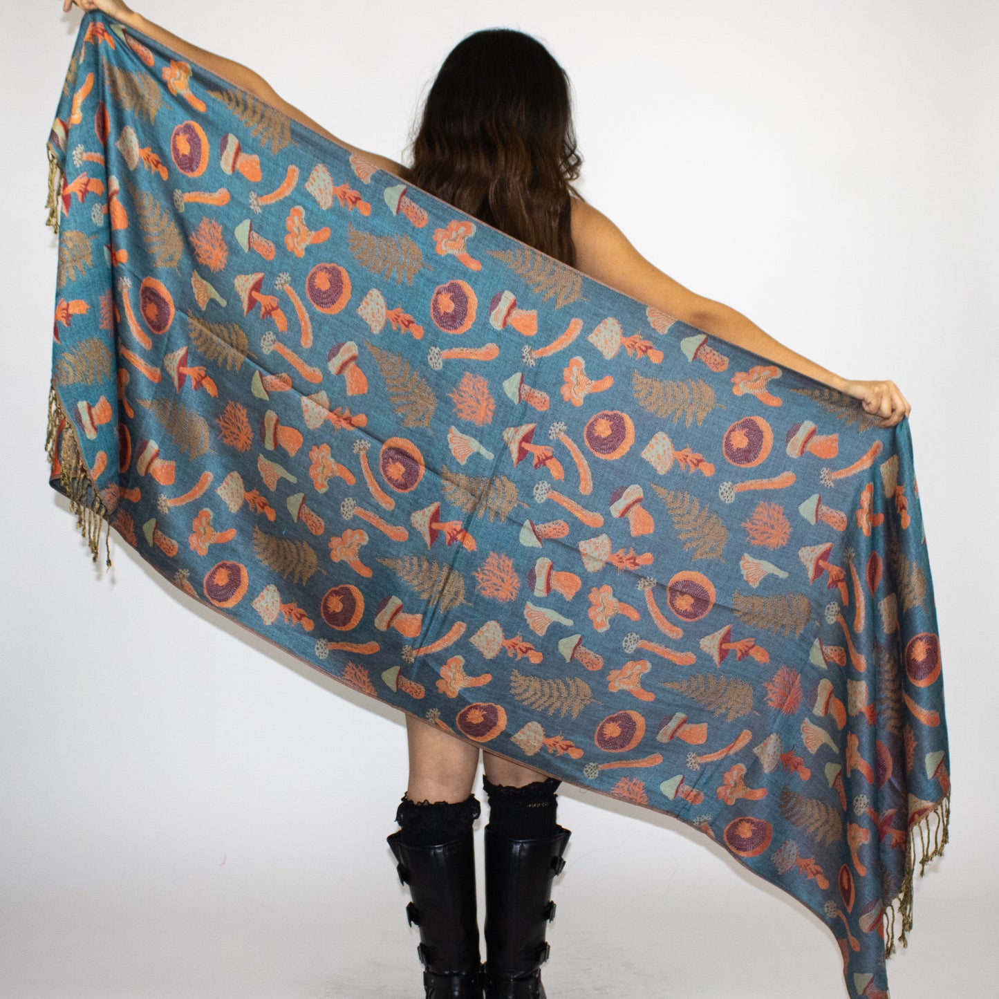 Mystical Mushroom Rave Pashmina