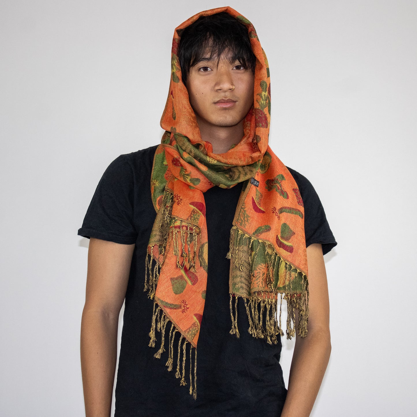 Mystical Mushroom Rave Pashmina