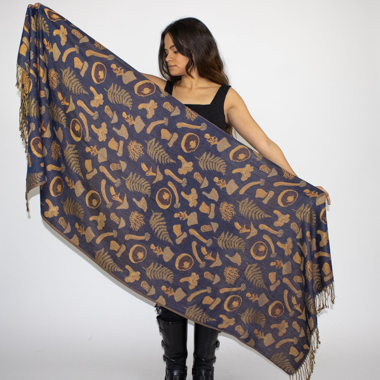 Mystical Mushroom Rave Pashmina