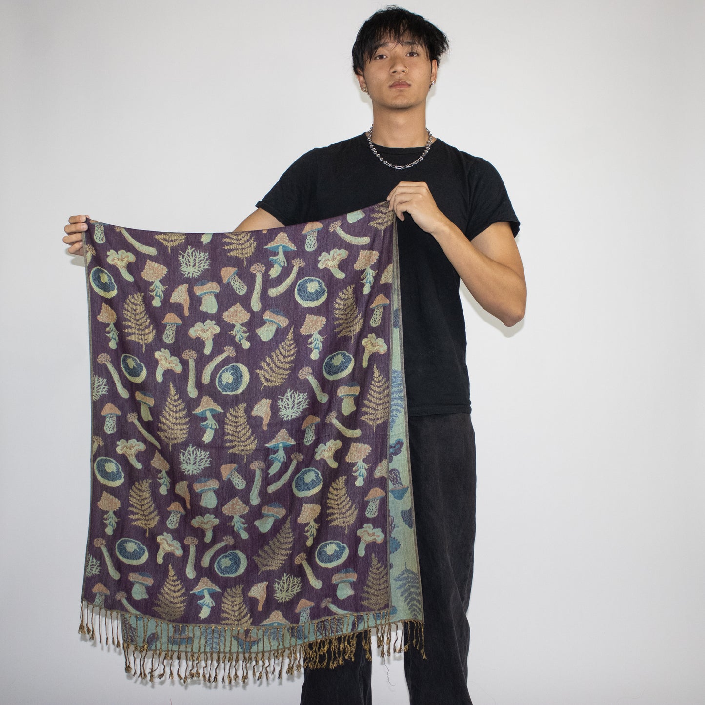 Mystical Mushroom Rave Pashmina
