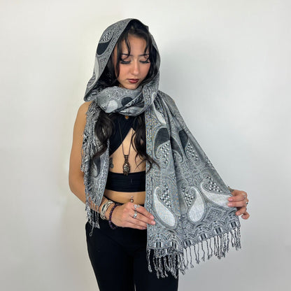 Phantom Drip Rave Pashmina