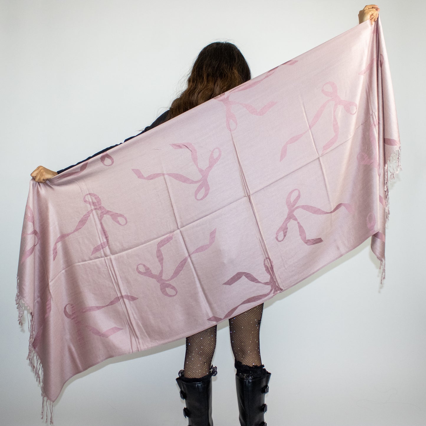 Ribbon Bow Rave Pashmina