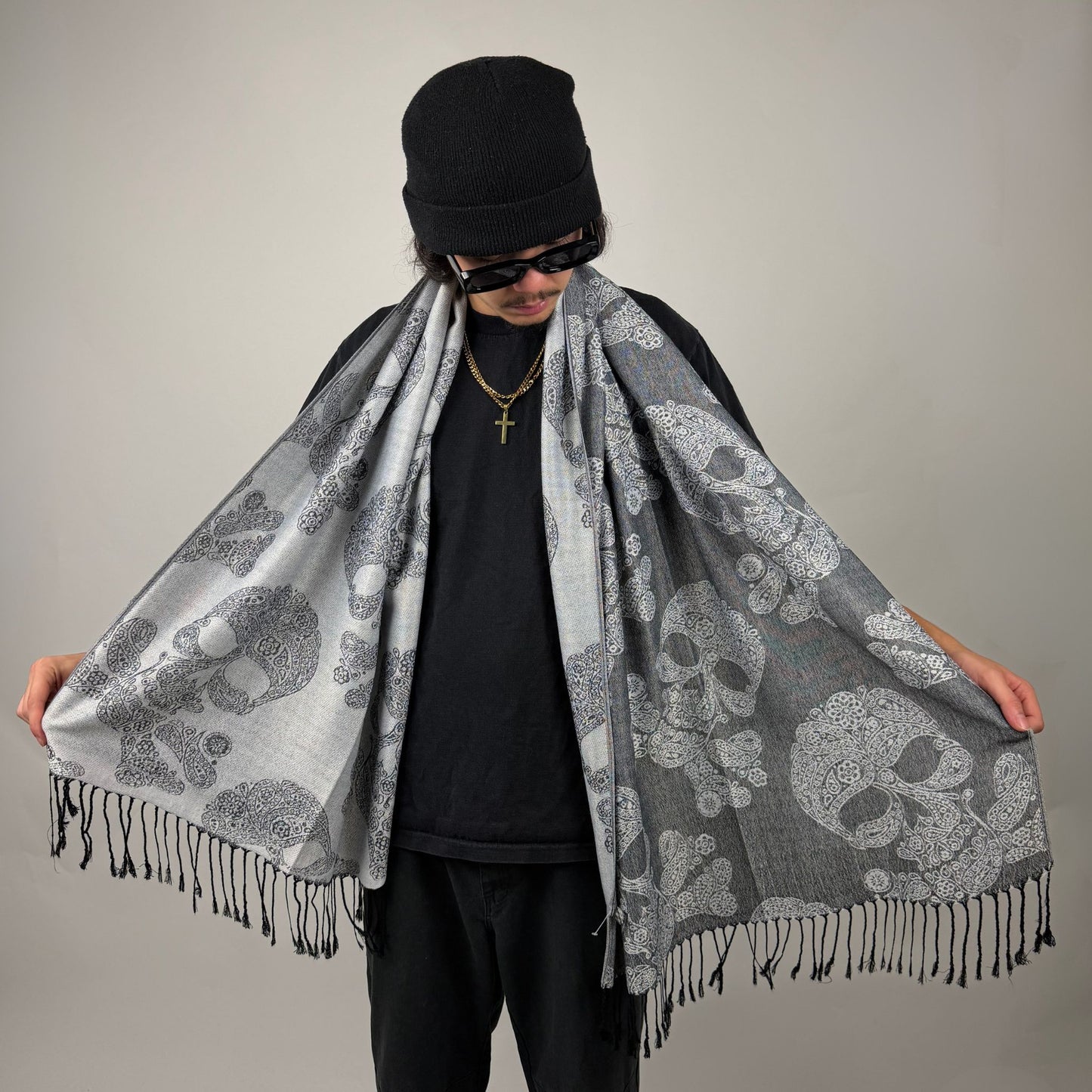 Skull Rave Pashmina