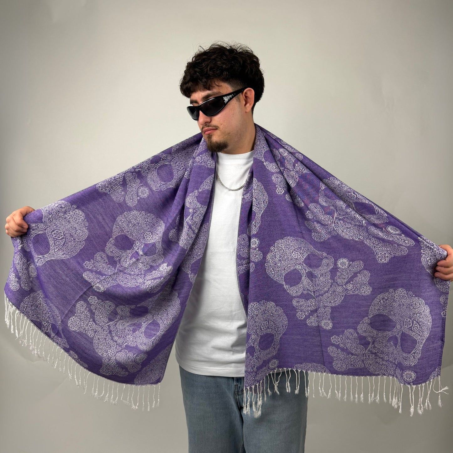 Skull Rave Pashmina