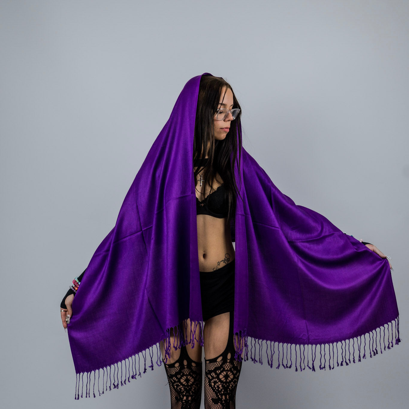 Classic Solid Rave Pashmina Scarf