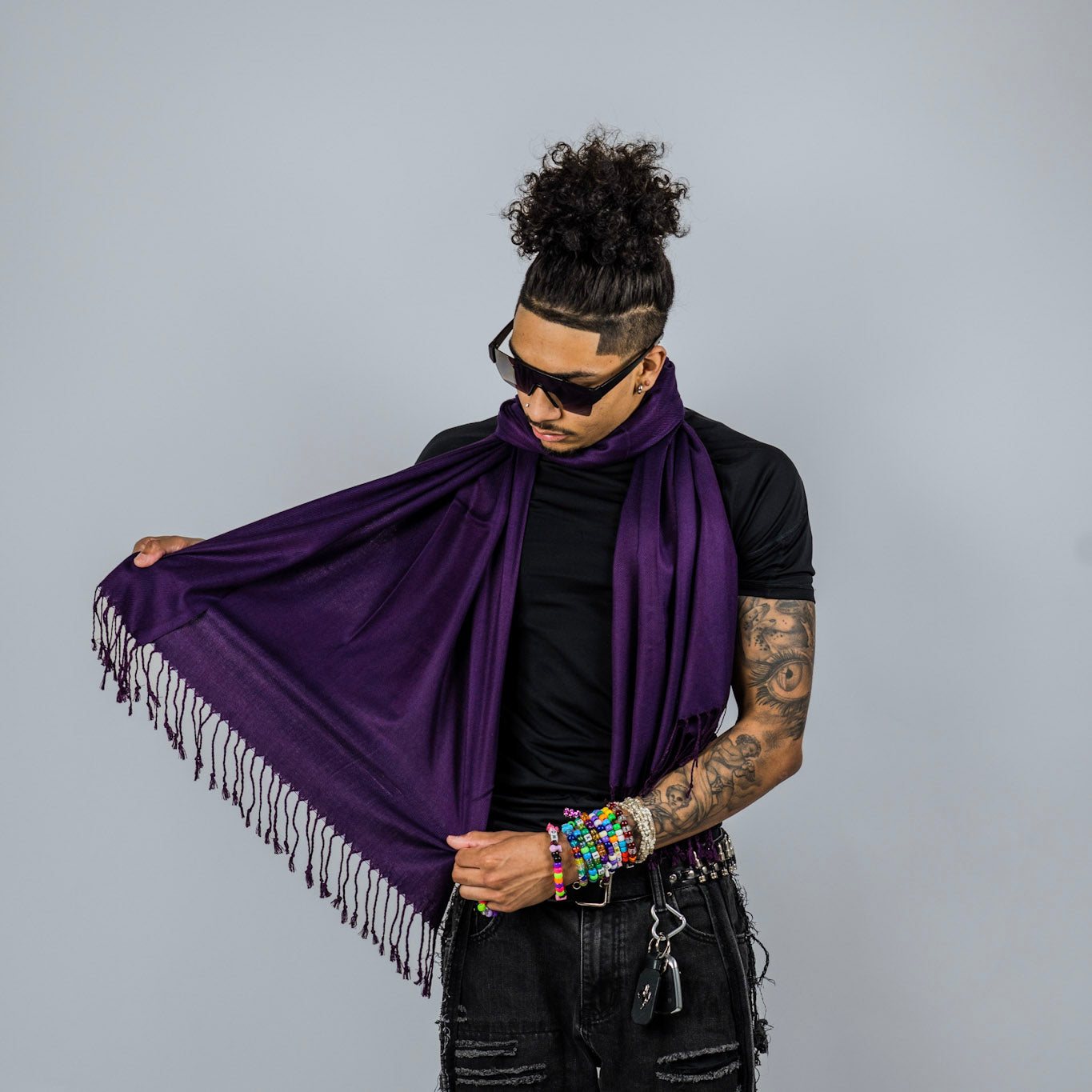 Classic Solid Rave Pashmina Scarf