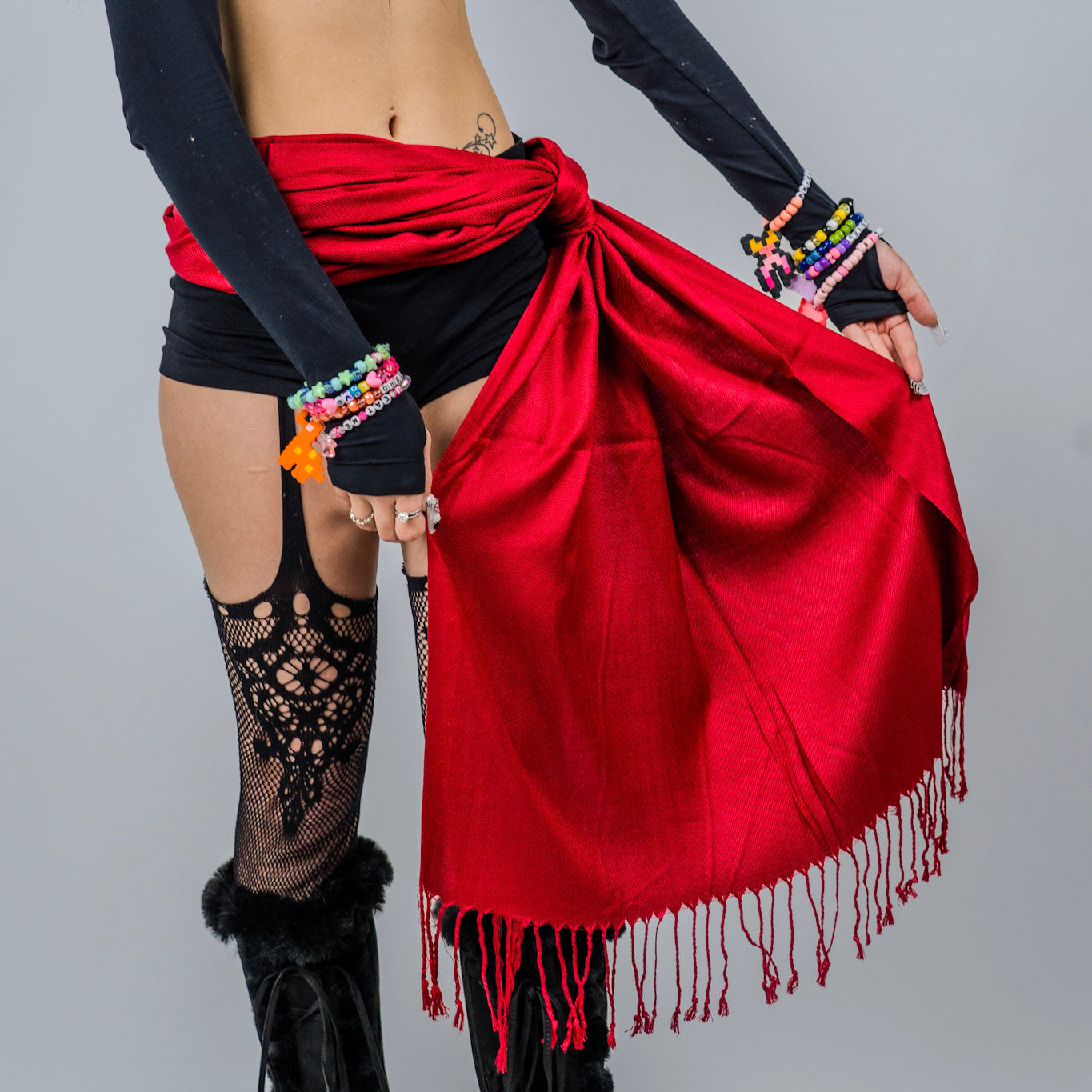 Classic Solid Rave Pashmina Scarf