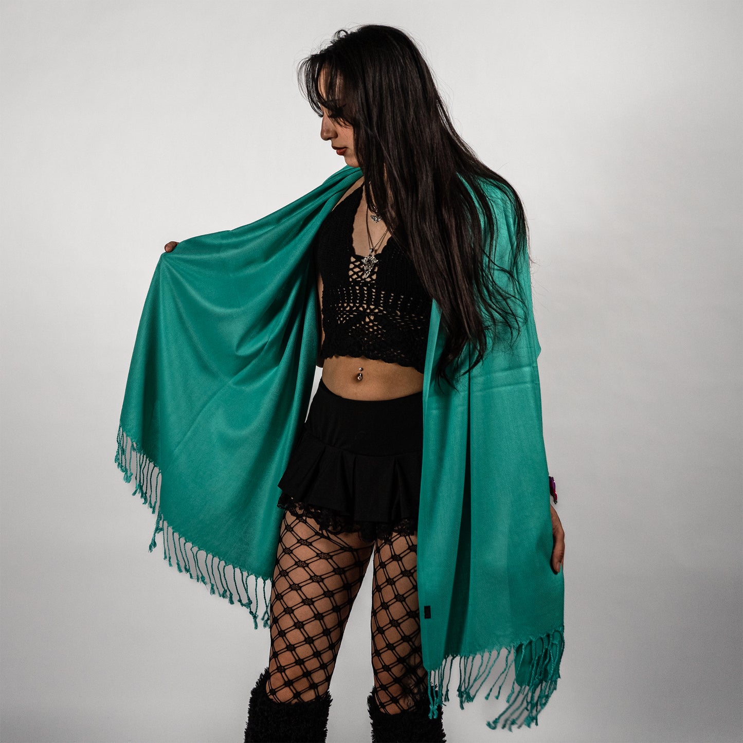 Classic Solid Rave Pashmina