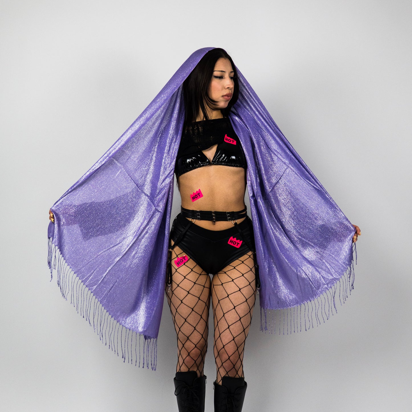 Sparkly Rave Pashmina Scarf
