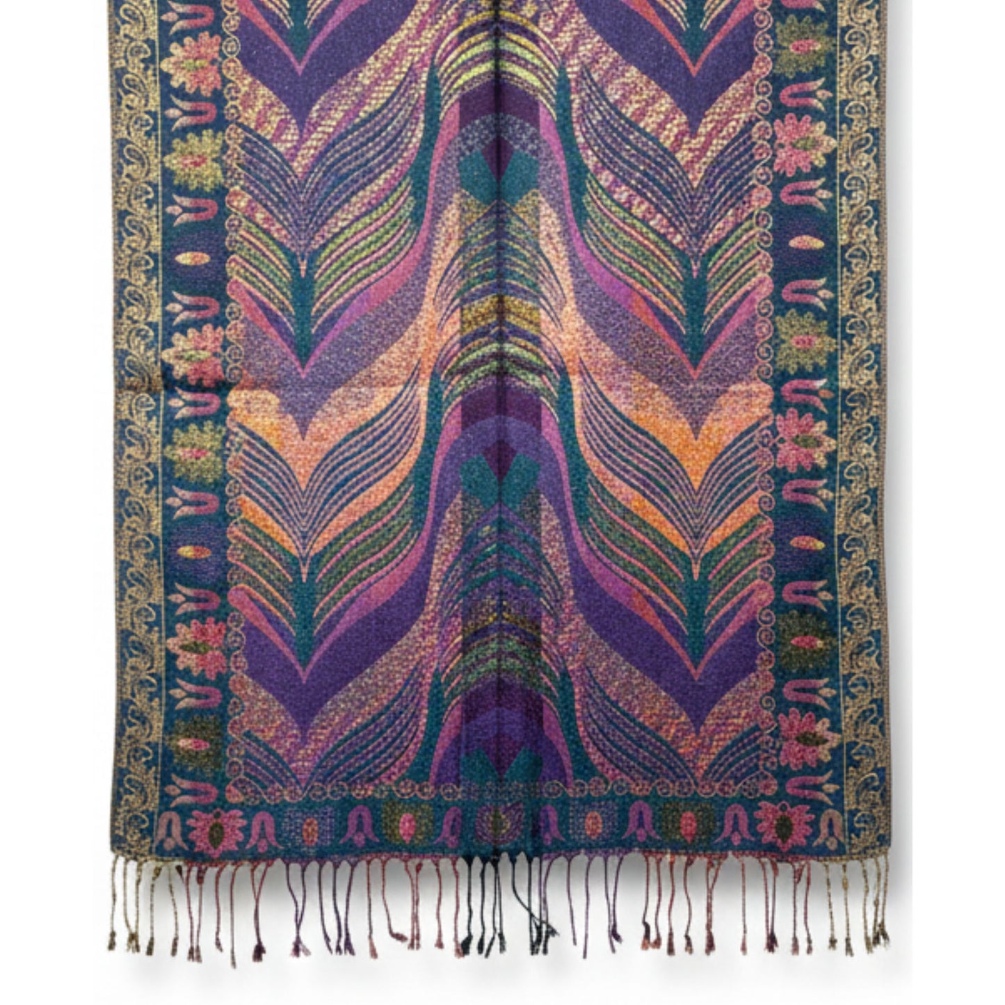 Starlit Feather Rave Pashmina